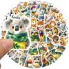 50pcs Set Cute Fantastic Animal Graffiti Stickers Aesthetic Artwork for Fridge Laptop Phone Diary Stationery Kids Creative Toy