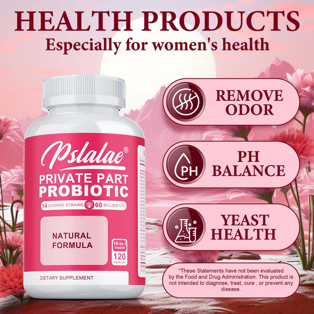 Women's Probiotic Capsules, Containing a Blend of Cranberry and Lactobacillus, Support Urinary Tract Health.