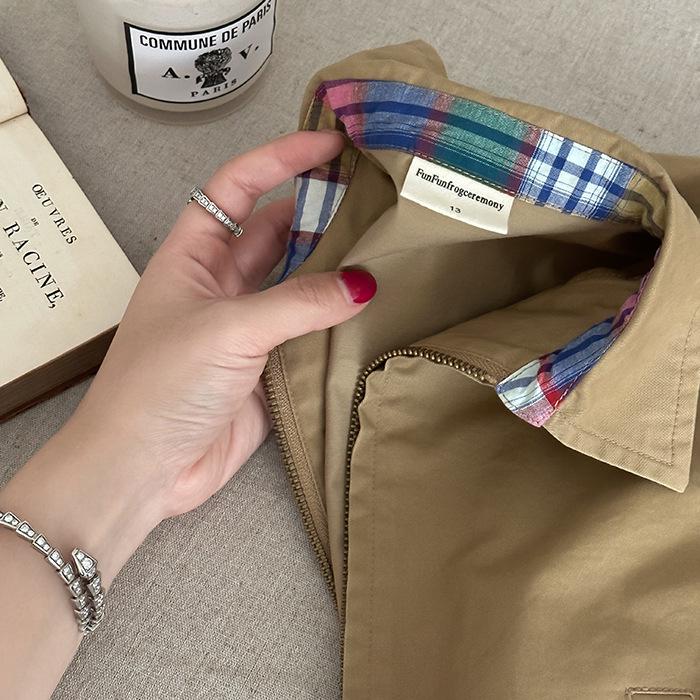 2025 Trendy Kids' Denim Cardigan Jacket – Solid Colors for Boys & Girls, Spring/Autumn Fashion