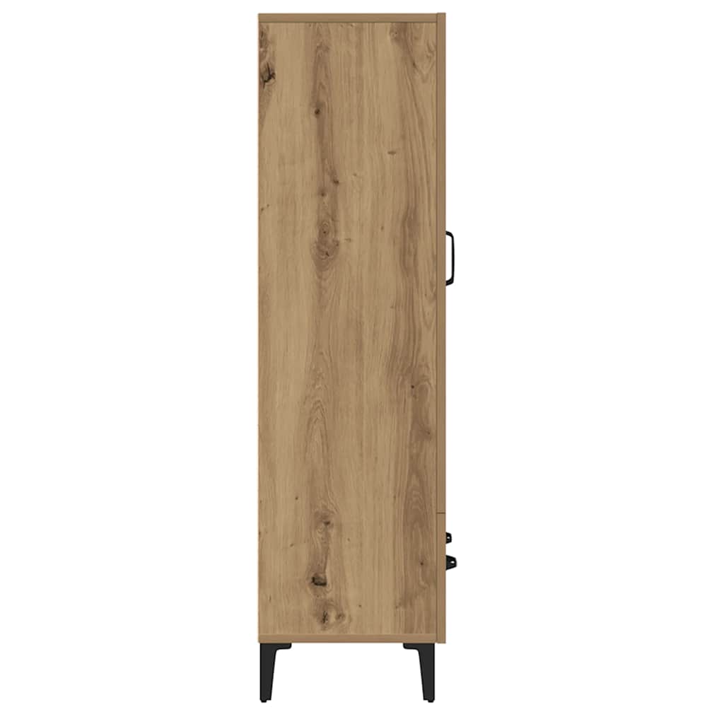 Vidaxl Szafka, Dąb Artisian, 70X31X115 Cm, Materiał Drewnopochodny