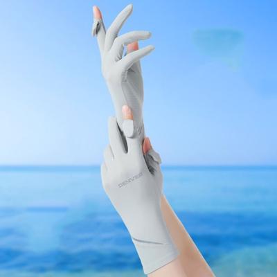 Cienkie Długie Rękawiczki Przeciwsłoneczne Elastyczne Rękawiczki Rowerowe do Jazdy Jazda