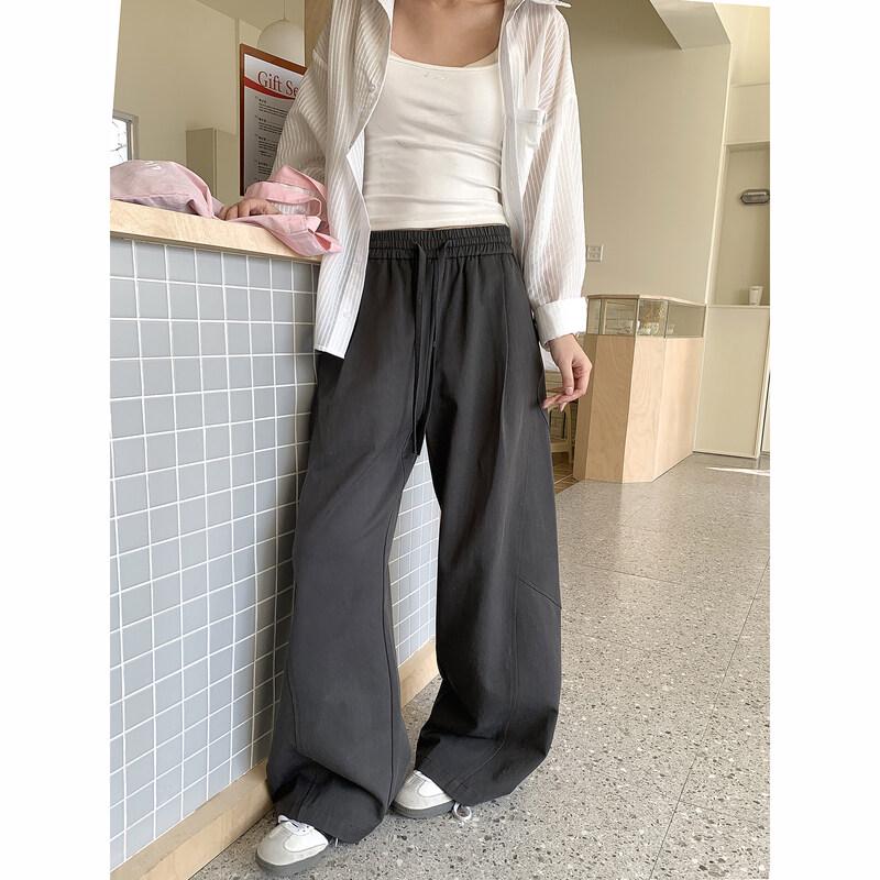 Women s Drapey Wide-Leg Casual Pants L
