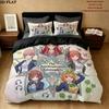 5Toubun Pattern Bedding Quilt Set Quilt Cover Pillowcase Home Birthday Gift(1 * duvet cover + 2 * pillowcase, without core)