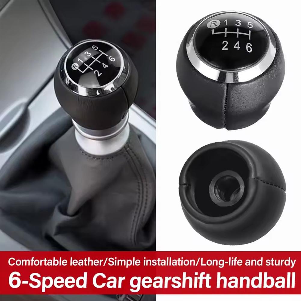 6 Speed Car Gear Shift Knob For Toyota Corolla Verso Auris Aygo For Rav4 Avensis For Yaris Nonslip Leather Speed Gear Shift Knob