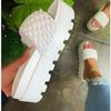 Spring/Summer 2025 Women Luxury Shoes Slipper Summer PU Leather Women's Sandal Casual Slides Outdoor Female Ms Flip Flops