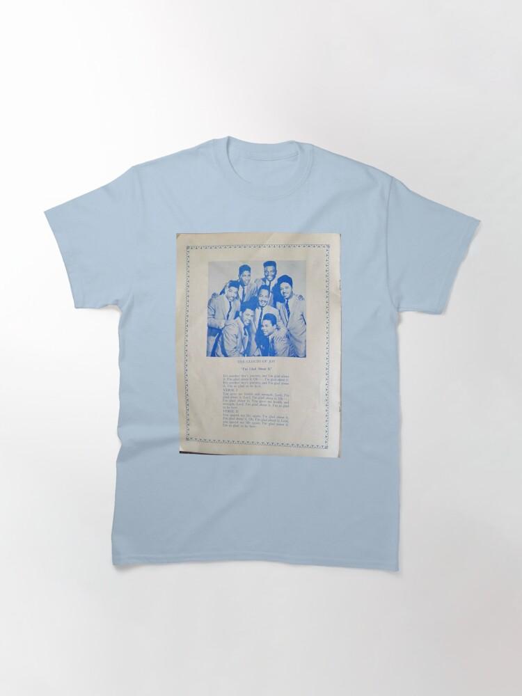 T-Shirt The Four Tops Clouds Of Joy Misto Cotone Nero Gospel