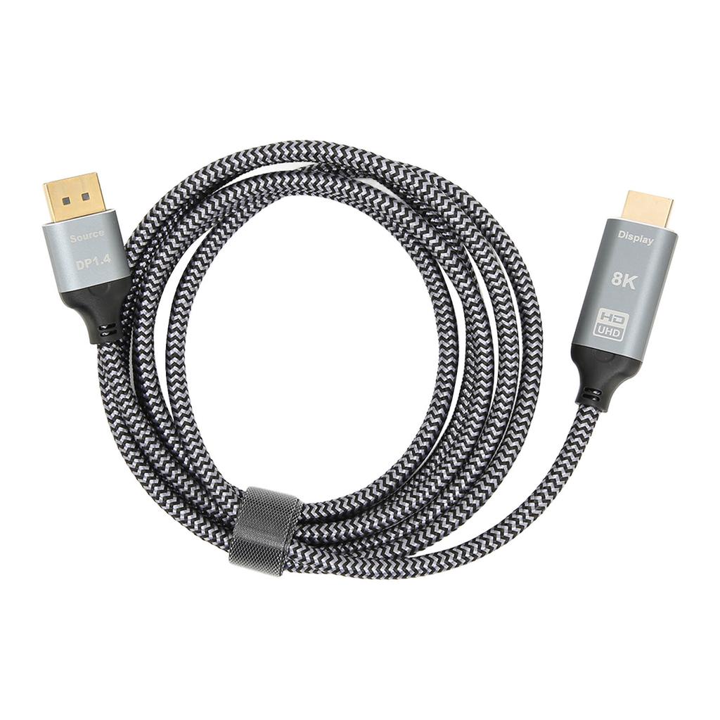 DisplayPort 1.4 To HD Multimedia Interface 2.1 Adapter Cable 8K DisplayPort Male To HD Multimedia Interface Female Cable