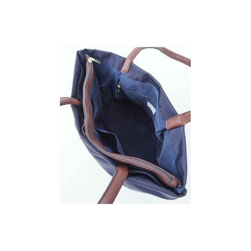 Legato Largo Shoulder-Friendly Tote Bag, A4 Size, Water-Repellent, Multiple Compartments, PC Storage, Commuting, Business, School, LH-L0001Z, Women's,