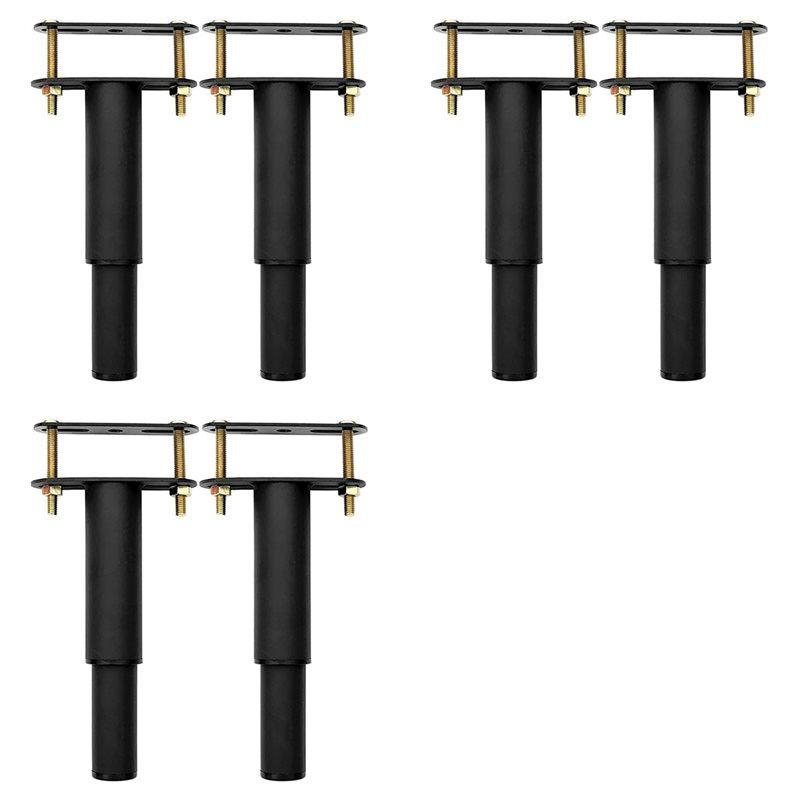 6 Pcs Bed Frame Legs,Adjustable Height Center Support Leg For Bed Frame, Bed Center Slat Heavy Support Leg(4.7-8.67Inch)
