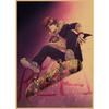 Retro Japanese Sports Anime Skateboard Poster - Infinite Mural Decoration