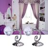 2X Large Metal Crystal Glass Curtain Holdback Wall Tie Back Hanger Holder 