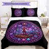 Devils Digital Realm Pattern Bedding,Quilt Set Quilt Cover Pillowcase Home Birthday Gift (1 * Duvet Cover + 2 * Pillowcase, Without Core)