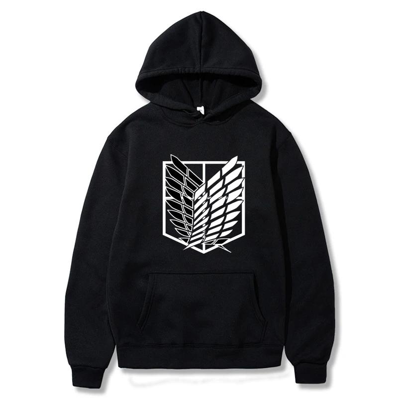 Women's Long Sleeves Japan Anime Attack on Titan Women Hoodies Autumn Winter Sweatshirts Hoodie Fashion Sweatshirts