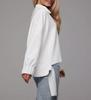 Autumn 2025 Women's European & American Solid Color Zipper Loose Sweatshirt