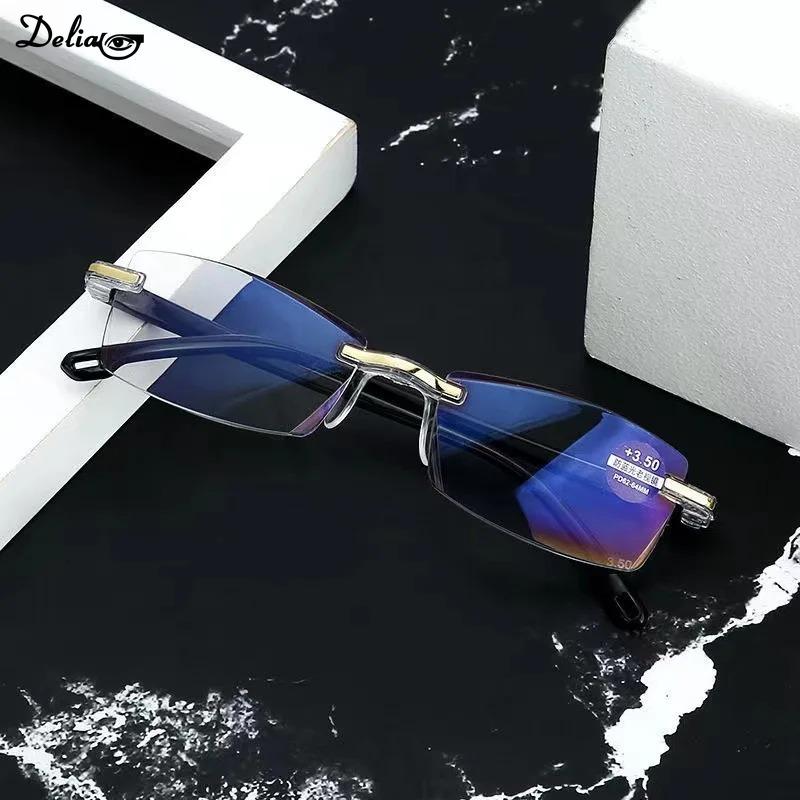 Elder Ultralight Óculos de Leitura para Homens Mulheres Retro HD Lente Bloqueio de Luz Azul Óculos Clássico Quadrado Óculos de Visão Longa