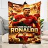 Cristiano Ronaldo Decke Weich Gemütlich Großartig für Strandkorb Picknicks Ganzjahresnutzung Stilvolle Dekoration Geburtstag Weihnachten Geschenk Decke