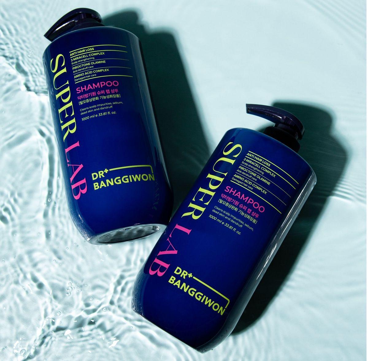 Super Lab Hair Loss Shampoo 1000ml (2 bottles) / Most Clinically Tested / Scalp Cleansing Shampoo