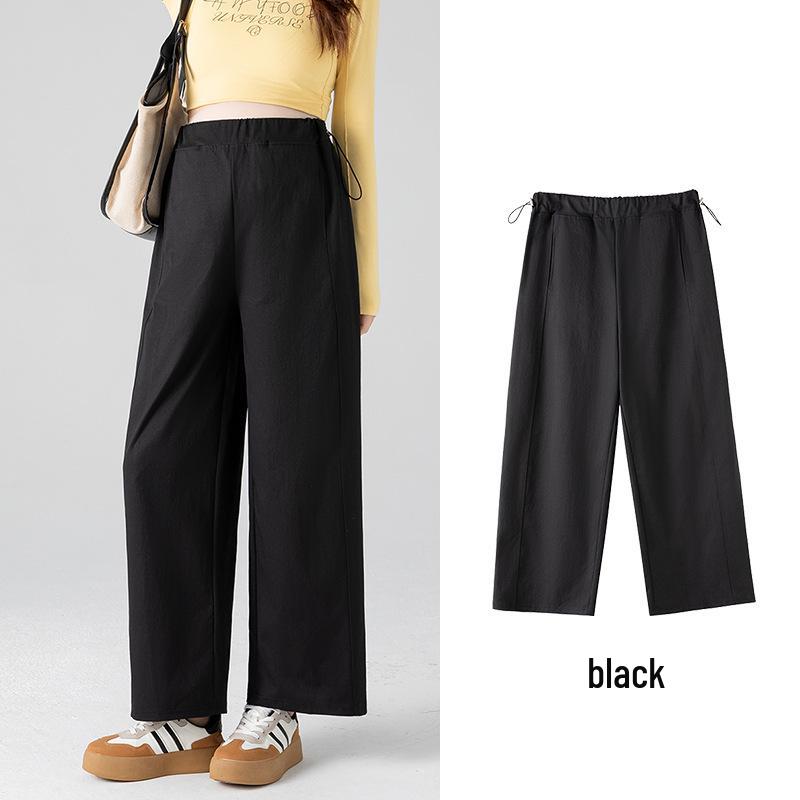 

Loose-Fit Versatile Maternity Pants: Stylish & Comfortable for Outdoor Wear, Grandma Style, No Belly Support L чёрный
