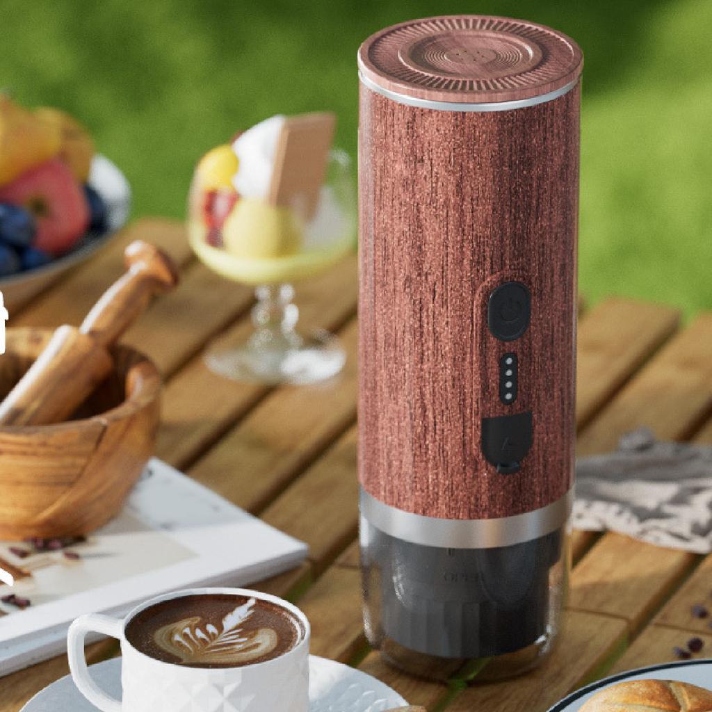 Portable Coffee Maker 20bar Extraction Self Heating 304 Stainless Steel 7500mAh Rechargeable Cordless Electric Travel Coffee Maker