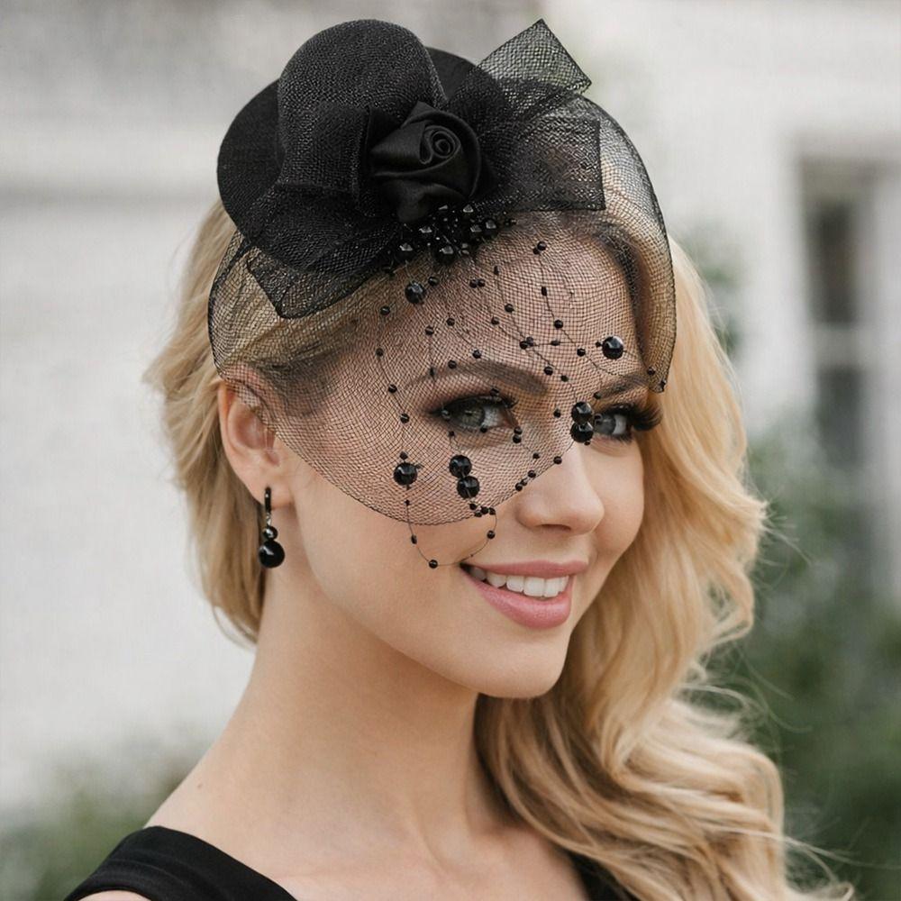 Elegante Netz-Zylinderhüte für Abendessen, Bühne, Fotoshow, Geburtstag, Kinderparty-Accessoire