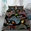 Gamepad Comforter Cover R Bedding Set Teens Video  Duvet  for Youth Kids Boys Modern  Controller Bedspread