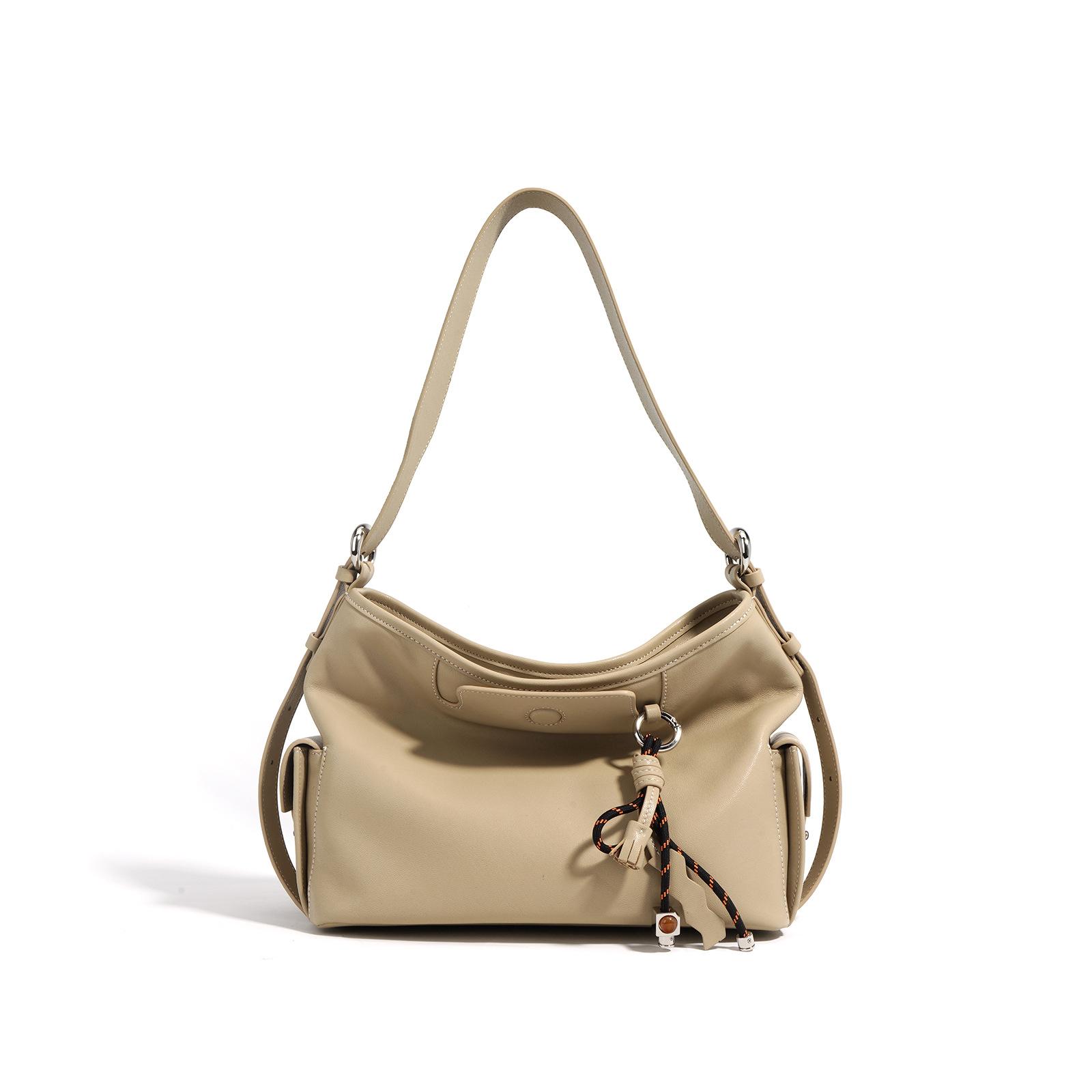 

Премиальная сумка-ведро из коровьей кожи, мягкая кожа, на плечо, подмышку, модная, универсальная, сумка-мессенджер, для поездок на работу