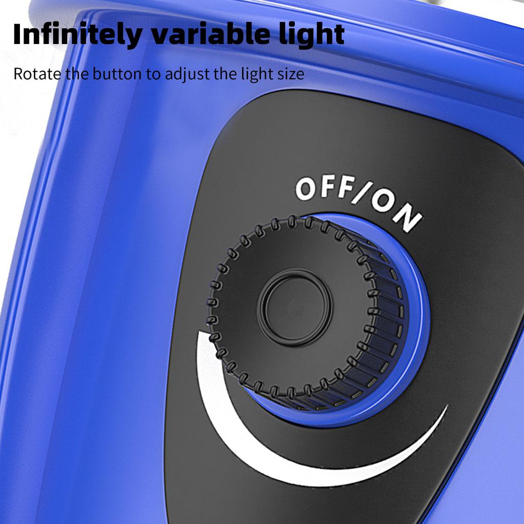 Portable Camping Lamp Adjustable Brightness Camping Lights Waterproof Tents Lighting Lantern Emergency Bulb Flashlight