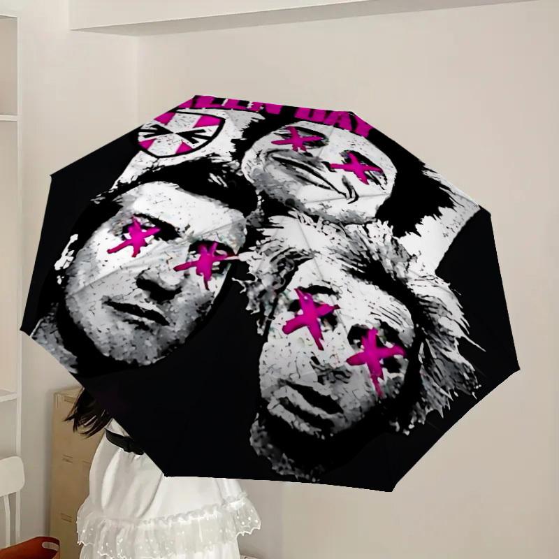 1pc GREEN DAY Automatic Open/Close Umbrella, Lightweight Design for Everyone,Durable Canopy yy251014039