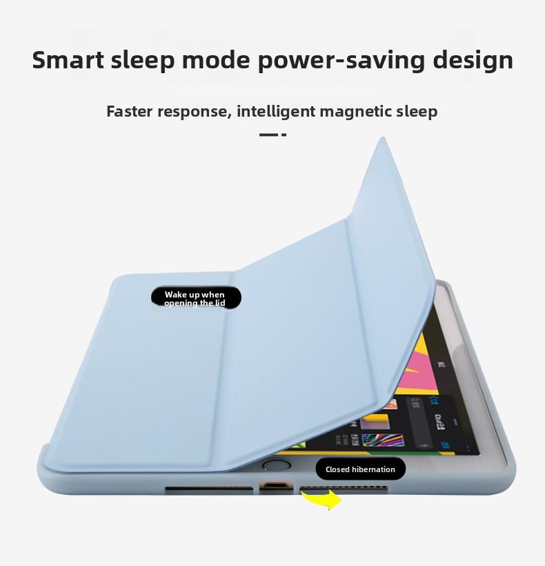 Pengjin Triple Fold Plastic Case for iPad Air 10.9/Pro 11 Inch (2022/2021/2020/2018) Automatic Sleep Mode Cellular Cooling