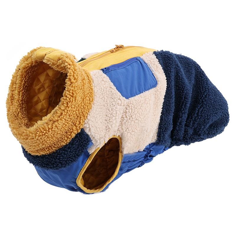 Winter Dog Coat With Zipper Warm Cotton Vest Medium To Large Breeds Golden Retriever Labrador Outerwear