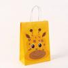 6 Stück Dschungel Safari Tiere Papier Geschenktüten Dschungel Thema Geburtstagsfeier Deko Süßigkeiten Kekse Verpackungsbox Kinder Babyparty Zubehör