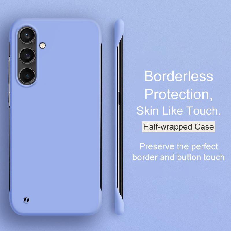 Borderless Candy Color Hard PC Case For Samsung Galaxy S26 Ultra S25FE S24 S23 S21FE S22 Ultra-Thin Matte Cover