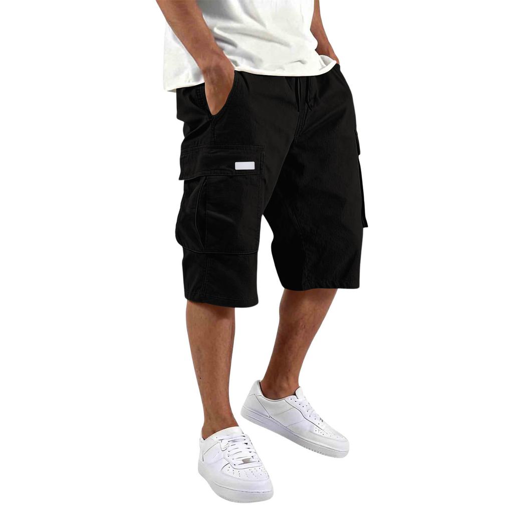 Men's Casual Workwear Drawstring Pocket Shorts