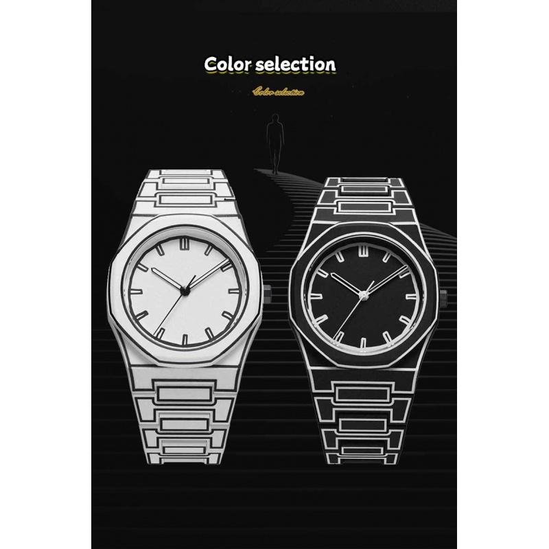 New Men's High-end Waterproof Popular Plastic Men's Waterproof Quartz Watch