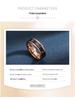 Trendy Stainless Steel Roman Numeral Rotatable Couple Ring