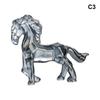 2026 Zodiac Horse Statue Feng Shui Collection Crystal Light Luxury Horse Sun Catcher Ornament Home Desktop Decoration