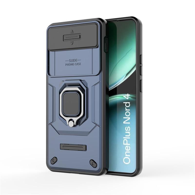 For OnePlus Nord 4 Case Slide Camera Len Cases For OnePlus Nord 4 Cover Shockproof Armor PC TPU Phone Cover For OnePlus Nord 4