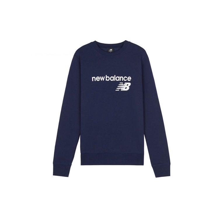 New Balance Sweatshirts Women's Dark Blue Crew Neck Thickened Regular WT03811-PGM