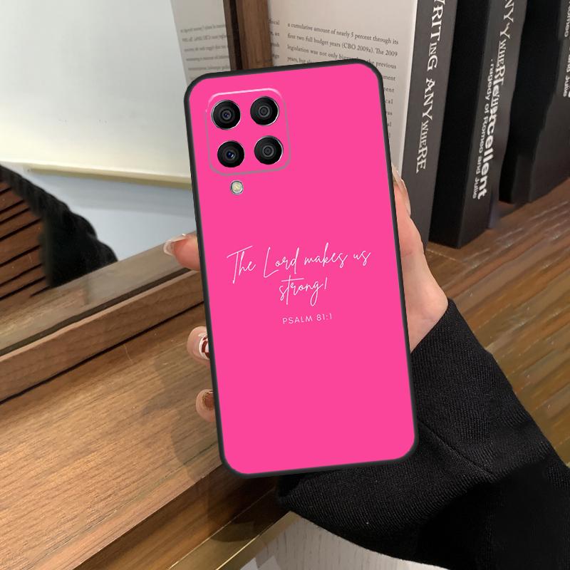 Christliche Psalmen Hülle Für Samsung Galaxy M56 M06 M16 M36 M52 M32 M12 M54 M34 M14 M35 M55 M15 M11 M31 M13 M53
