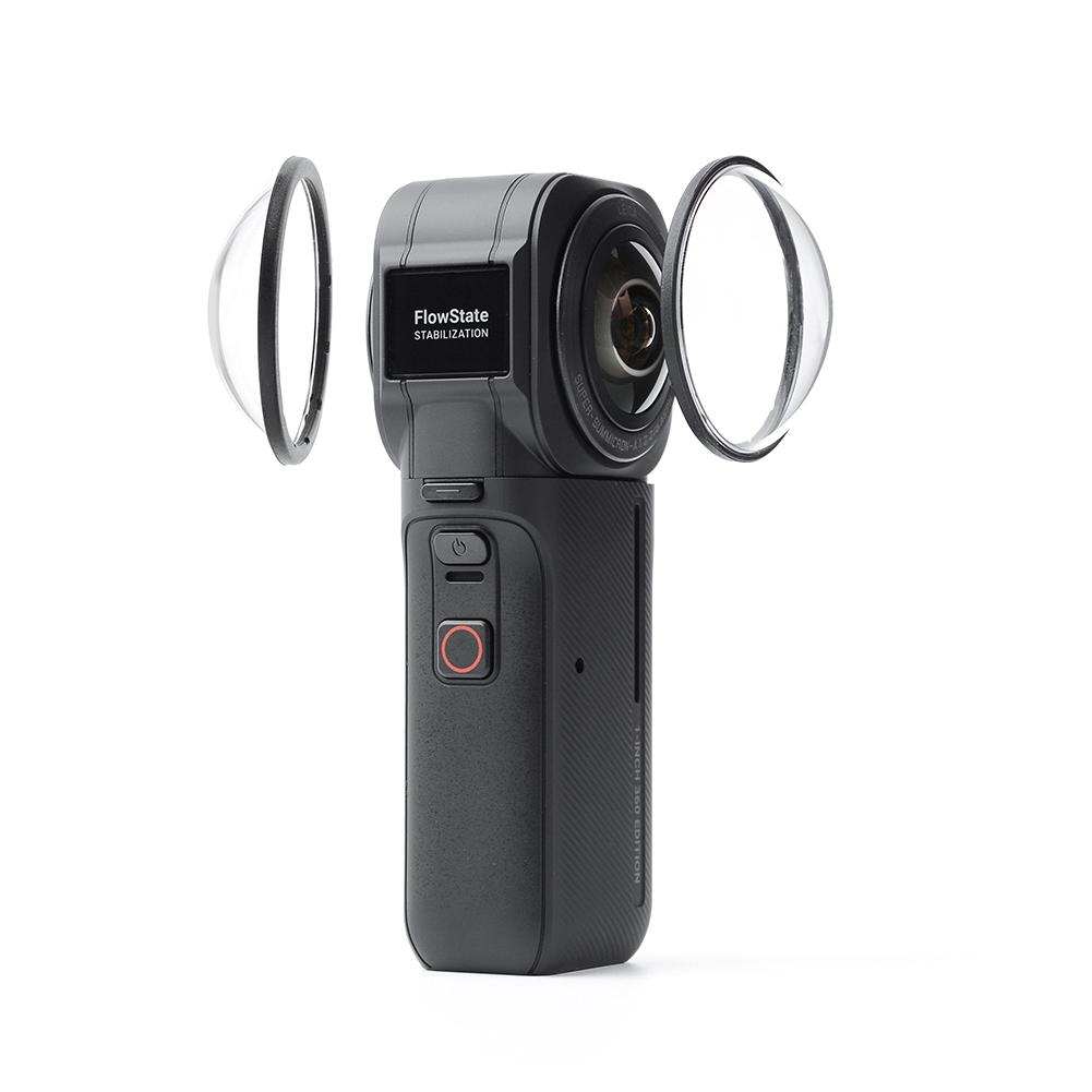 Dust-proof Lens Protective Cover Anti-collision Anti-drop Camera Shell Accessories for Insta360 ONE RS 1-Inch 360 Lens