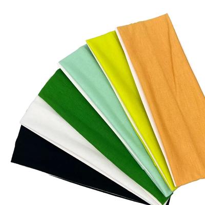 6 Pcs Sweat Absorbing Non-Slip Headband for Yoga, Fitness, and Running - Unisex Forehead Protection Hair Wrap