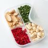 4 Grids Food Container for Foods Spice Storage Bin with Sealed Lid for Fresh Kee