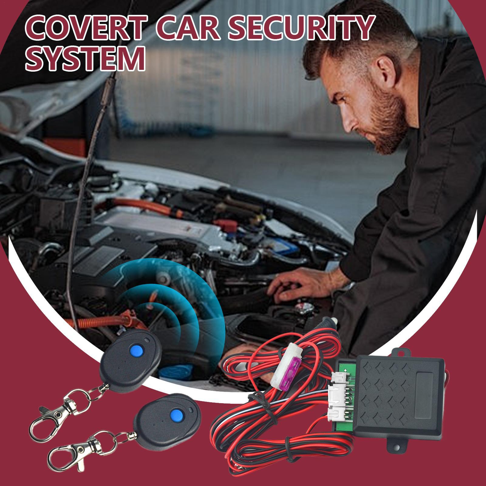 12V Car Immobilizer Anti Theft Long-Range Remote Control Car Security For Truck Vehicle Automotive Protection Prevention Parking CN