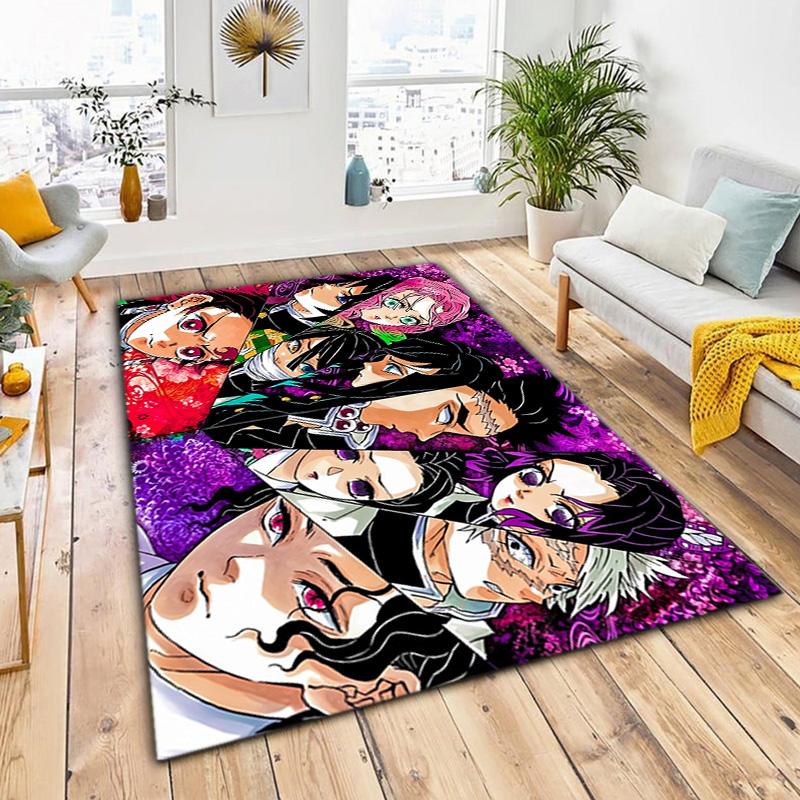 Japanese manga artist Koyoharu Gotouge's Demon Slayer carpet is suitable for living room and bedroom doormats office balcony decorative rugs H9