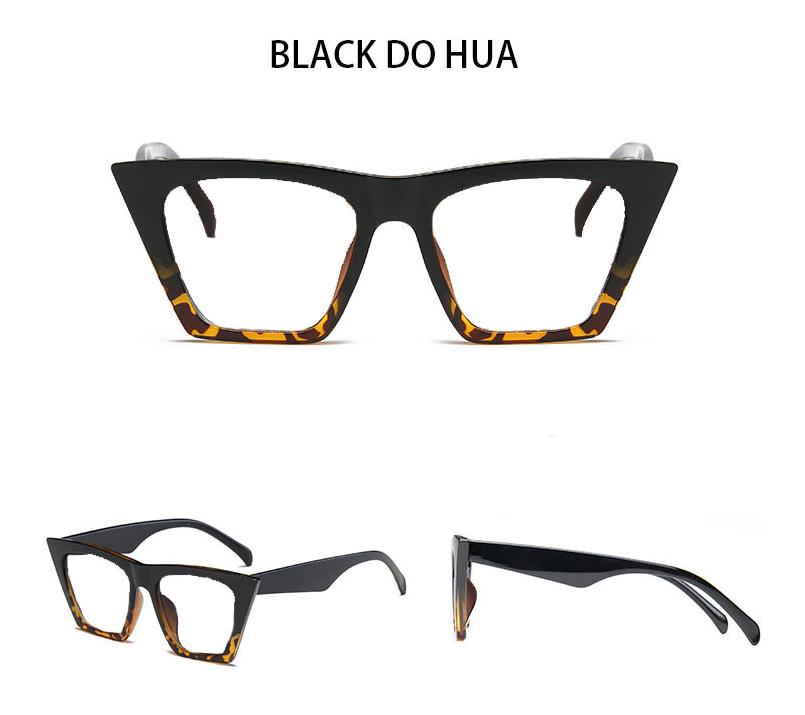 Fashion Square Hyperopia Prescription Glasses Ladies Luxury Cat Eye Anti Blue Light Computer Reading Glasses Women Vision +2 +3