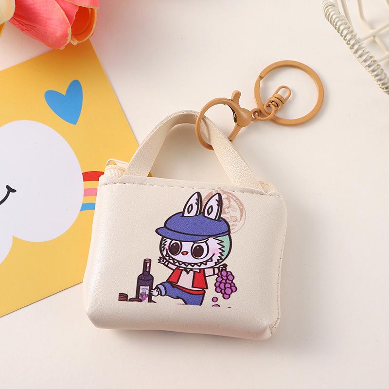 

Chic Coin Purse & Key Holder: Lightweight Leather Lipstick & Earphone Storage for Women