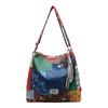 Bohemian Fashion Reusable Fabric Shoulder Bag With Zipper Closure For Work