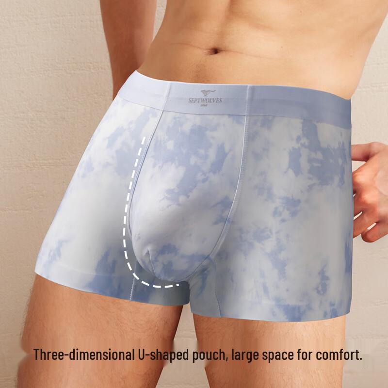 Seven Wolves Men's Ice Silk Boxer Briefs 3-Pack