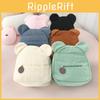 Plush Bear Eared Childrens Backpack With Embroidered Letters For Daily Use