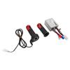 48V 500W Brushed Controller and Red Crystal Long Line Throttle Twist Grip Set for Electric Bikes